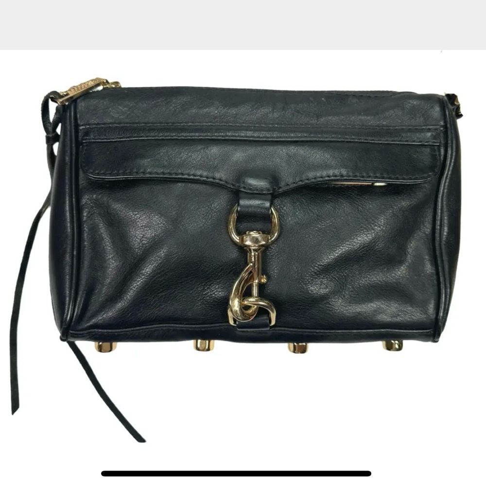 Rebecca Minkoff Black Leather Crossbody Bag